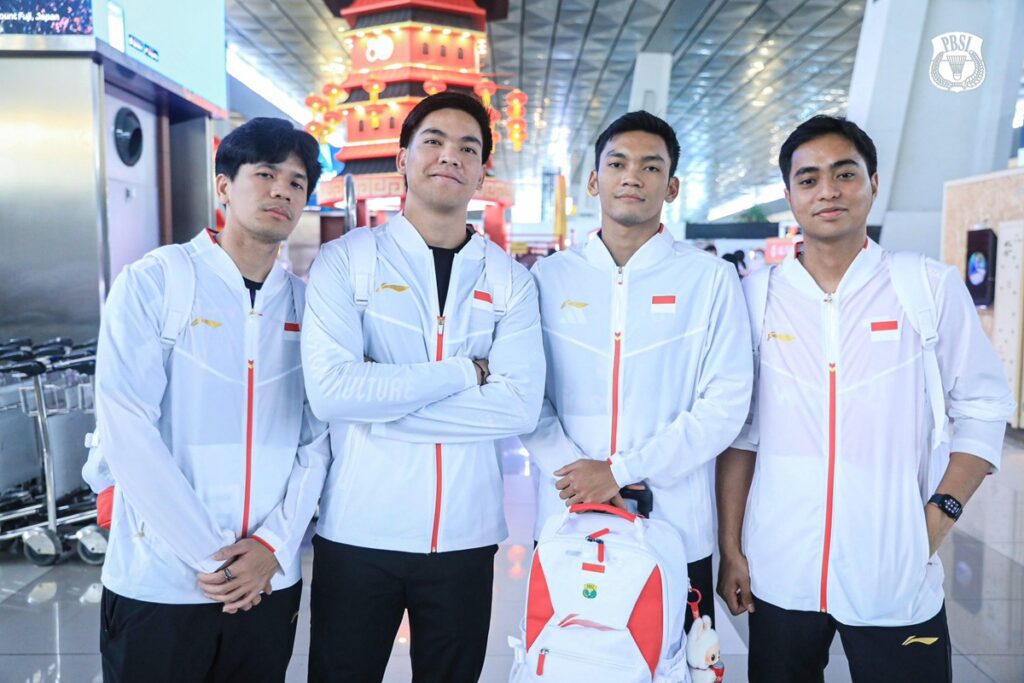 Tim bulu tangkis Indonesia. Foto-X/@INABadminton