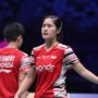 Pasangan Amallia Cahaya Pratiwi/Siti Fadia Silva Ramadhanti. Foto-dok. PBSI