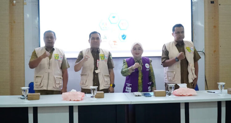 Rapat Koordinasi Posyandu 6 Standar Pelayanan Minimal di Aula Dinas Kesehatan Kota Banjarmasin. Foto-dok. Diskominfo Banjarmasin