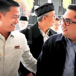 Wali Kota Banjarmasin, H. M. Yamin HR bersama Ketua Komisi II, Rifky Nizami Karsayuda. Foto-dok. Prokom-Bjm
