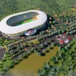 Rendering masterplan Stadion Internasional di Kalsel. Foto-MC Kalsel