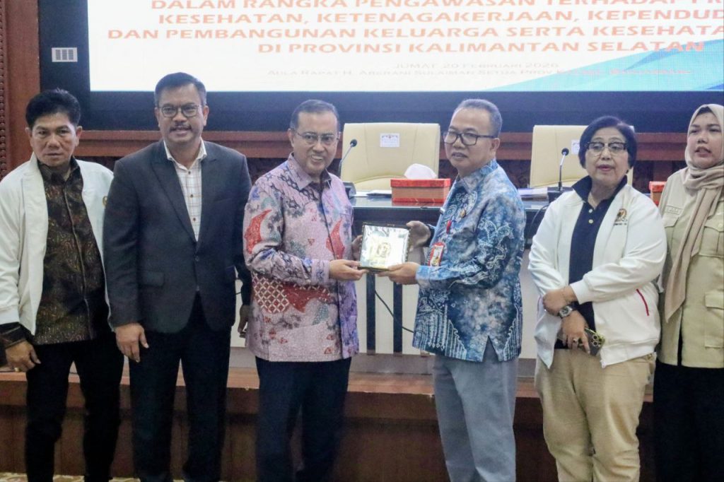 Kunjungan Komisi IX DPR RI ke Provinsi Kalimantan Selatan disambut oleh jajaran Pemerintah Provinsi Kalimantan Selatan. Foto-Mc Kalsel