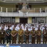 Wali Kota Banjarmasin, Muhammad Yamin HR membuka secara resmi Seleksi Pasukan Pengibar Bendera Pusaka (Paskibraka) tingkat Kota Banjarmasin 2026, Selasa (7/4). Foto-Istimewa.