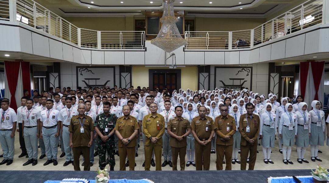 Wali Kota Banjarmasin, Muhammad Yamin HR membuka secara resmi Seleksi Pasukan Pengibar Bendera Pusaka (Paskibraka) tingkat Kota Banjarmasin 2026, Selasa (7/4). Foto-Istimewa.