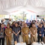 Perumda Pasar Banjarmasin menggelar pasar murah perdana tahun 2026 di Kelurahan Mantuil Kecamatan Banjarmasin Selatan, Selasa (28/04). Foto-Istimewa.