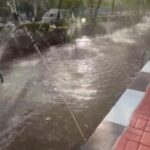 Air mancur di Jalan Ahmad Yani, didepan kediaman Direktur Utama PT Bangun Banua. Foto- El Muhammad