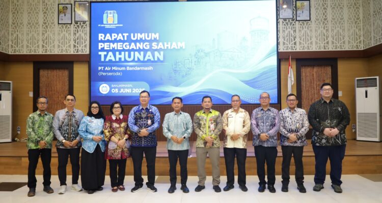 Rapat Umum Pemegang Saham (RUPS) PAM Bandarmasih yang digelar di Aula PAM Bandarmasih. Foto-El Muhammad