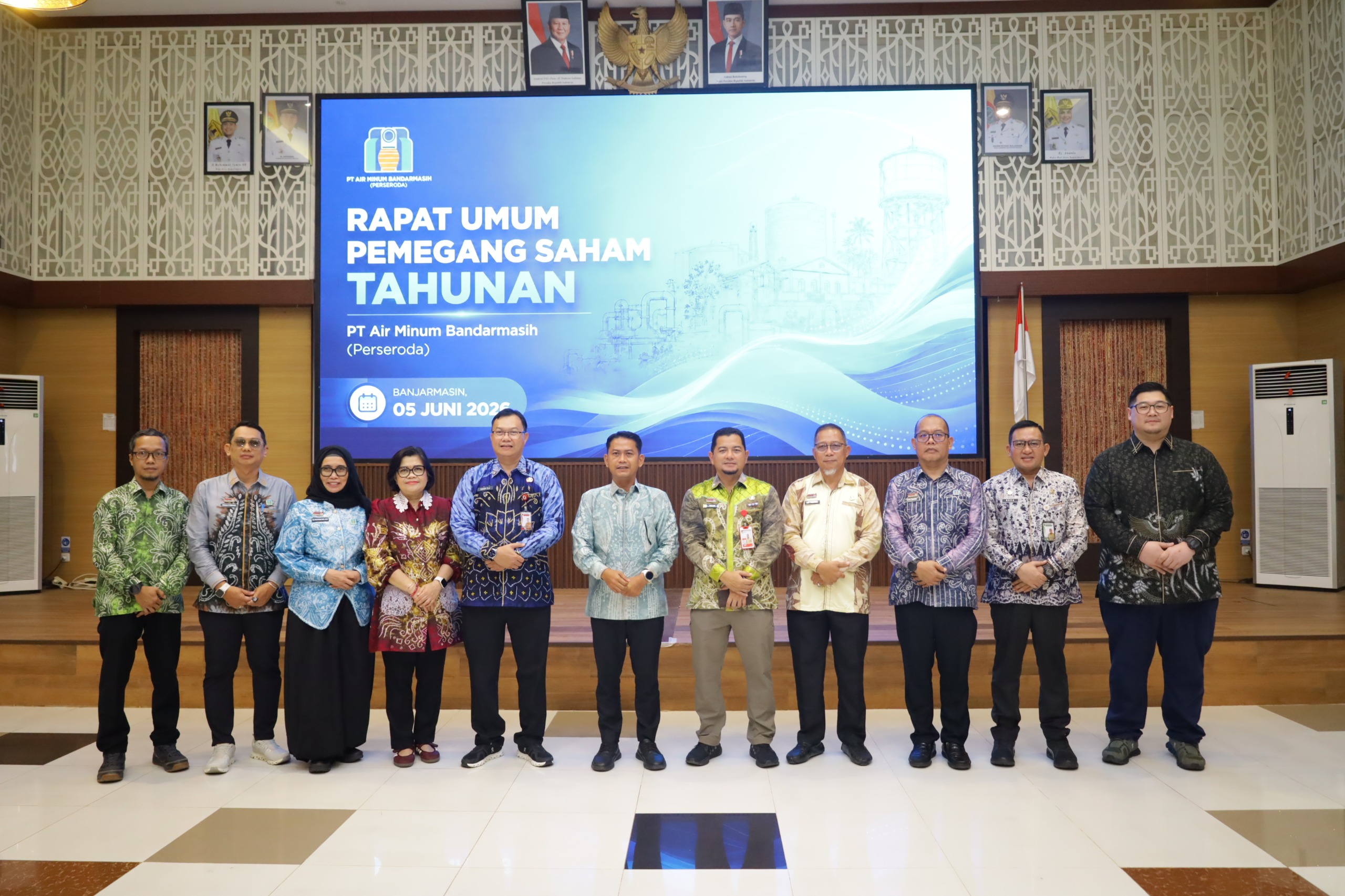 Rapat Umum Pemegang Saham (RUPS) PAM Bandarmasih yang digelar di Aula PAM Bandarmasih. Foto-El Muhammad