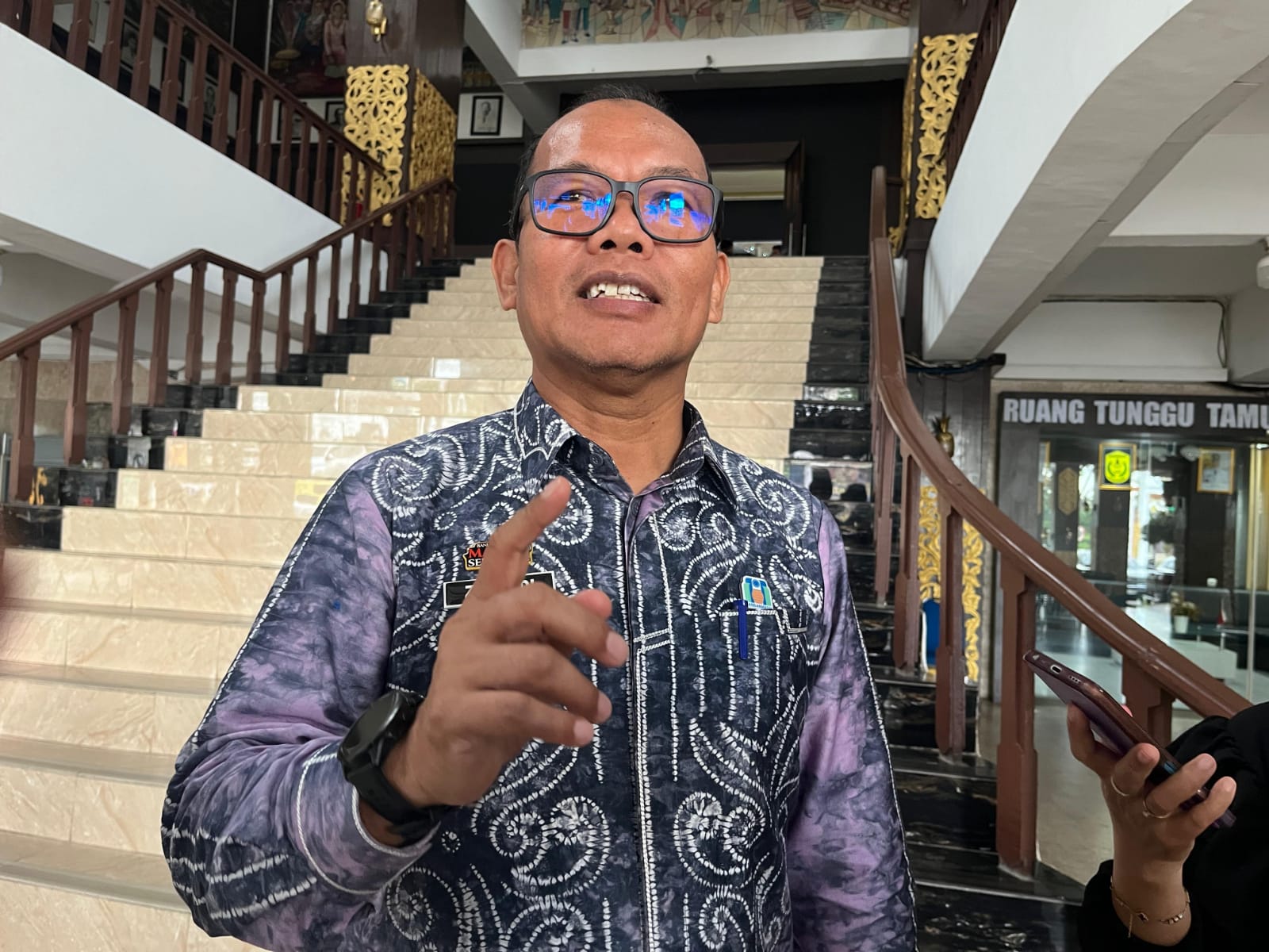 Direktur PT Air Minum Bandarmasih, Zulbadi. Foto-El Muhammad