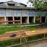 Deretan bangunan ruko yang telah lama terbengkalai di kawasan Jalan HKSN, tepatnya di Jalan AMD, Komplek Perumahan Pemprov Kalimantan Selatan. Foto-El Muhammad